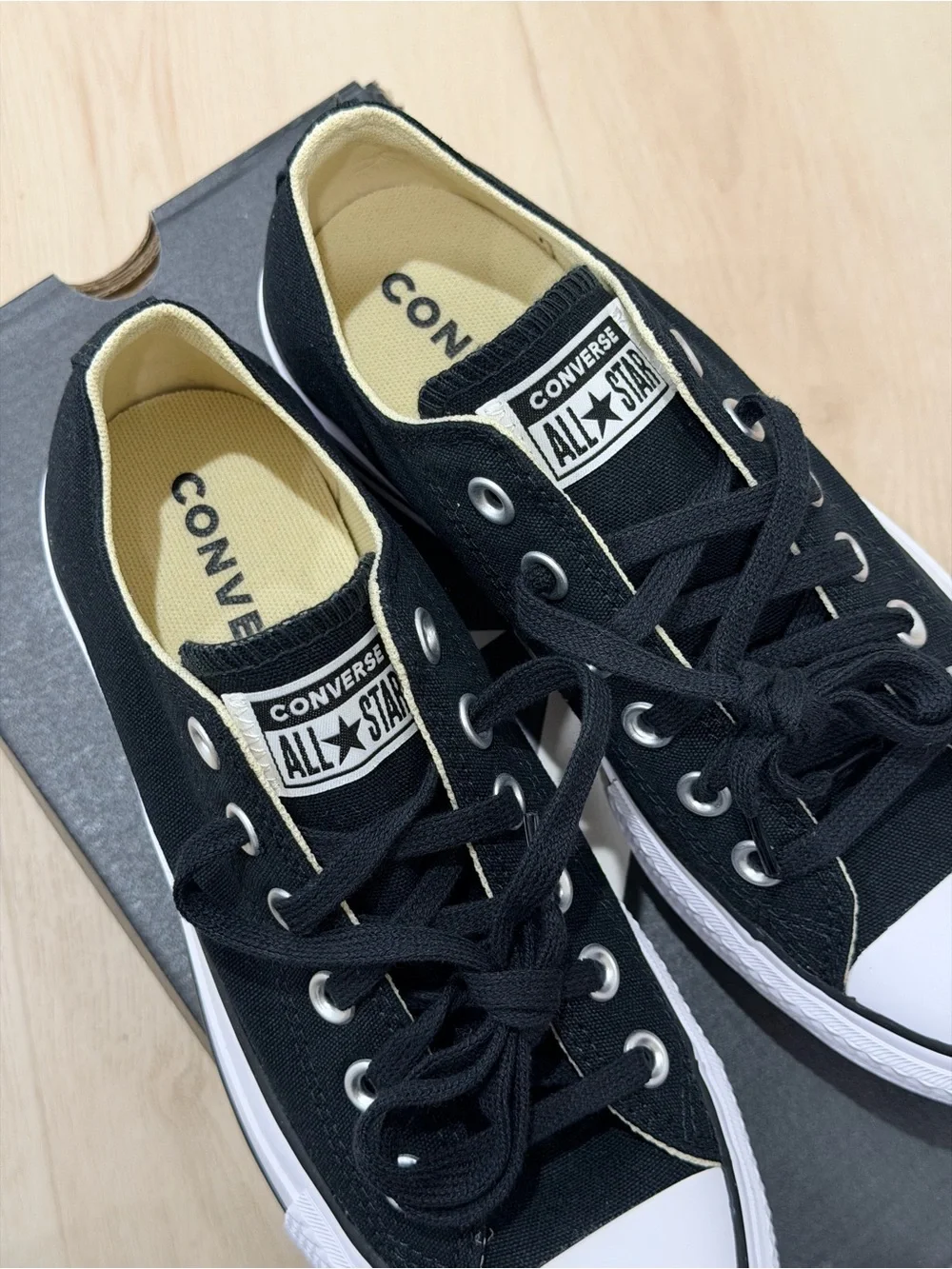 Converse - Chuck Taylor All Star Lift Platform Canvas Low-Top Sneakers - Picture 10 of 15
